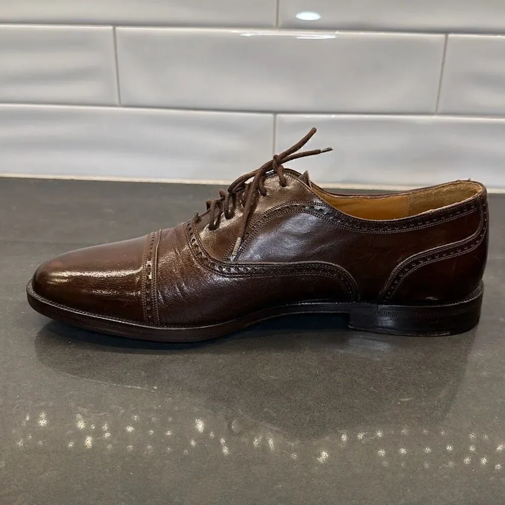 Mezlan Florence Leather Oxford Lace Dress Shoes